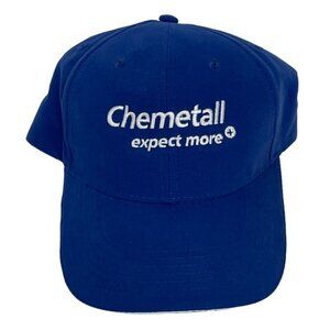 Baseball Cap Hat Chemetall Blue Cool Crown Adjustable‎